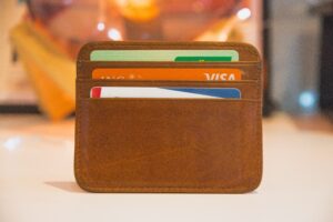 A wallet full of credit cards